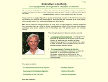 Tablet Screenshot of executivecoaching.be